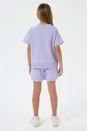 Resim U.S. Polo Assn Kids Kız Çocuk Şort Takım Us2528-4