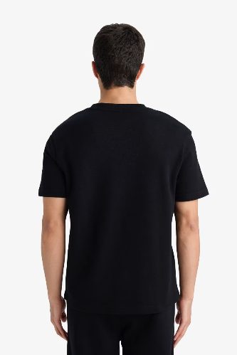 Resim Defacto Erkek T-shirt F9675AX/BK81