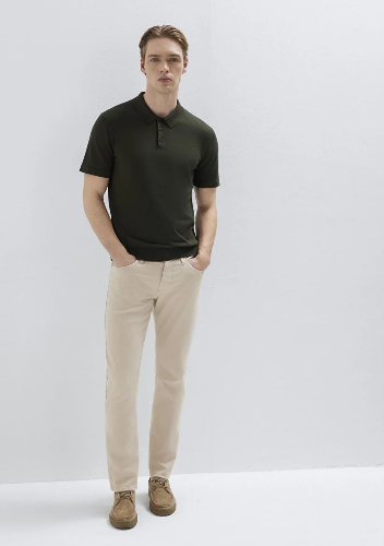 Resim Mavi Marcus Erkek Kanvas Pantolon M00351A2795