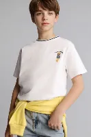 Resim Defacto Erkek Çocuk T-shirt H2951A8/WT34