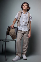 Resim Defacto Erkek Çocuk Kanvas Pantolon G3836A8/BG609