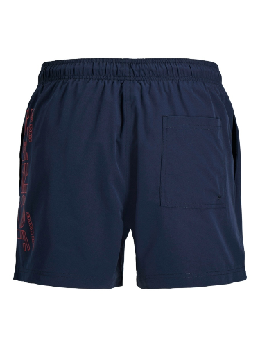Resim Jack & Jones Jpstmauı Wave Logo Swım Shorts Reg Sn Erkek Deniz Şortu 12291391