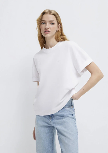 Resim Mavi Kadın T-shirt M1613225-620