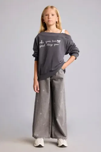 Resim Defacto  Kız Çocuk Sweat I7427A8/AR150