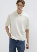 Resim Mavi Polo Yaka Erkek T-shirt M0613177-70056