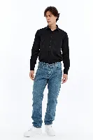 Resim Paul&More Baggy Erkek Jean Pantolon