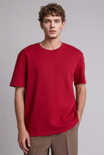 Resim Defacto Erkek T-shirt F9675AX/BR466