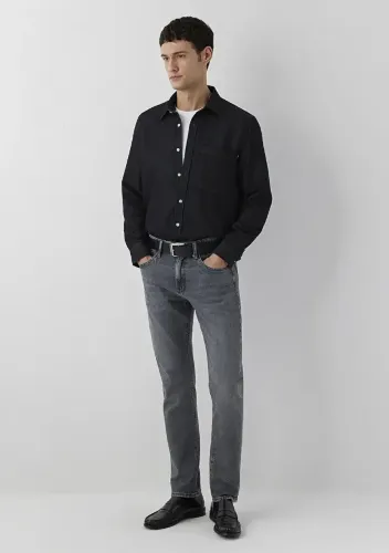 Resim Mavi Marcus Erkek Jean Pantolon M00351A4005
