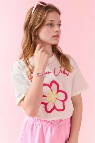 Resim Defacto Kız Çocuk T-shirt H6155A8/ER98