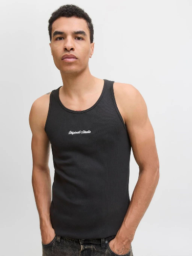 Resim Jack & Jones Jornorrebro Rıb Tank Top Erkek Atlet 12284156