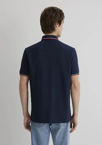 Resim Mavi Erkek T-shirt M0611938-82318