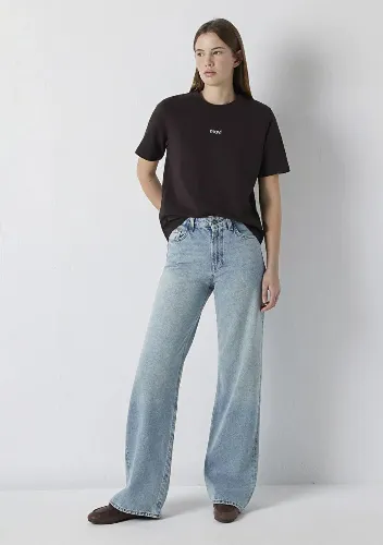 Resim Mavi Kadın T-shirt M1612829-70240