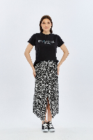 Resim Viole&More Kadın Etek 1293-Kadın Önden Yırtmaçlı