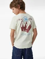 Resim Koton Erkek Çocuk T-shirt 6SKB10556TK
