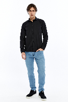 Resim Süvari Wonder Slım Uzun Erkek Gömlek Gm1007100695