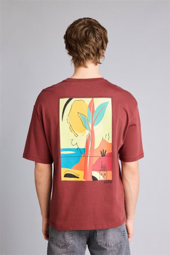 Resim Defacto Erkek T-shirt H2353AX/BR330