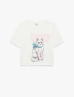 Resim Koton Kız Çocuk T-shirt 6SKG10243AK