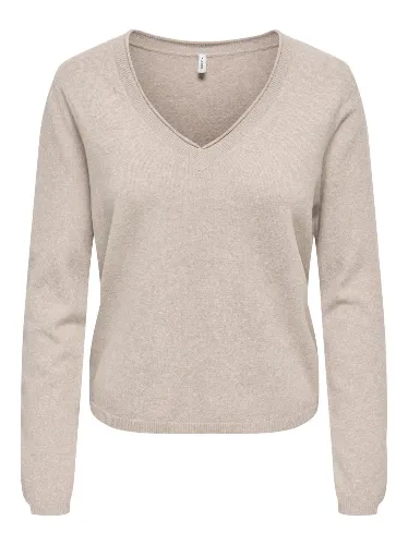 Resim Only Onlloyal Ls V-Neck Pullo Knt Noos Kadın Kazak 15368957