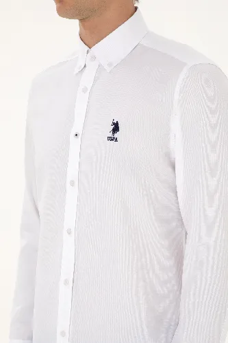 Resim U.S. Polo Assn. Gox025K Erkek Dokuma Gömlek 2225582