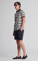 Resim Mavi Çizgili Polo Erkek T-Shirt M0611843-70055