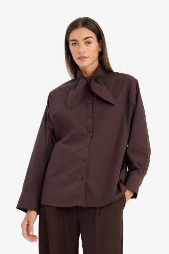 Resim Defacto Kadın Gömlek G8622AX/BN192