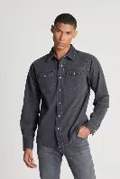 Resim Lee Denim Uzun Kol Erkek Gömlek L241513003(ML241513003)