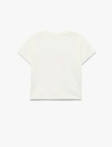 Resim Koton Kız Bebek T-shirt 6SMG10152AK