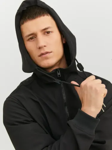 Resim Jack & Jones Jjebasic Softshell Hood Noos Erkek Ceket 12236300