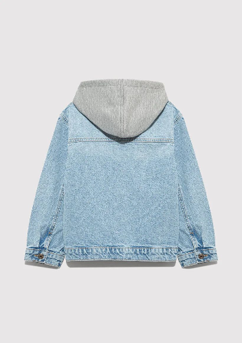 Resim Mavi Erkek Çocuk Jean Ceket M6111402-A2943