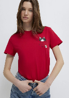 Resim Mavi Kadın T-shirt M1613723-70935