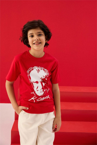 Resim Defacto Erkek Çocuk T-shirt B6938A8/RD282