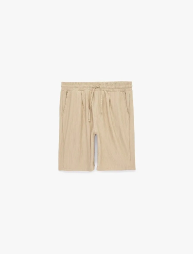 Resim Koton Erkek Kot&Kanvas Şort 6SAM40043MK