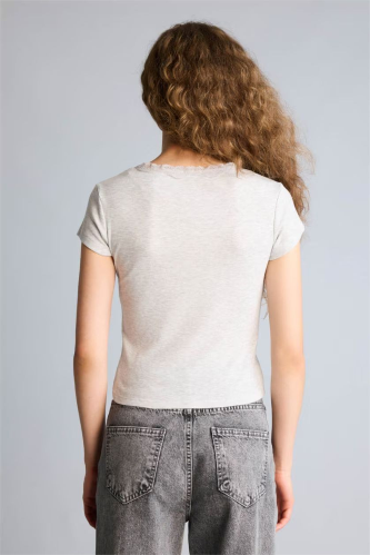 Resim Defacto Kadın T-shirt H1786AX/GR256