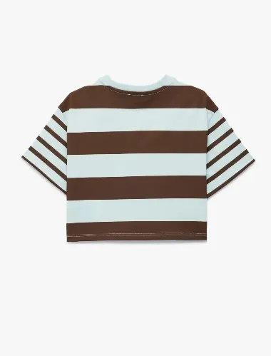 Resim Koton Kız Çocuk T-shirt 6SKG10351AK