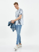 Resim Koton Mıchael Erkek Jean Pantolon 6Sam40063Nd