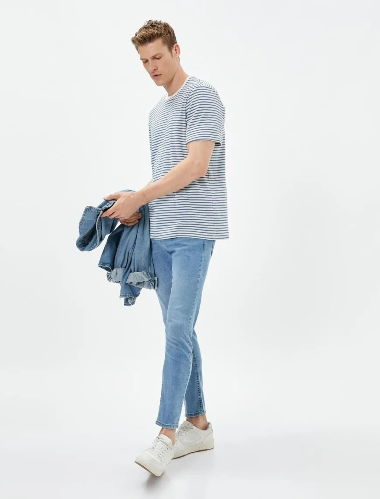 Resim Koton Mıchael Erkek Jean Pantolon 6Sam40063Nd