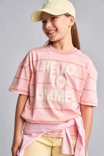 Resim Defacto Kız Çocuk T-shirt G1142A8/PN622