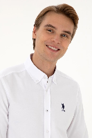 Resim U.S. Polo Assn. Nova025K Erkek Dokuma Gömlek 2225592