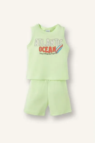 Resim Defacto Erkek Bebek Şort Takım G8330A5/GN404