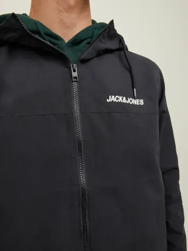 Resim Jack & Jones Jjerush Hood Bomber Noos Erkek Mont 12200208