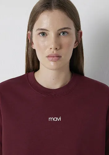 Resim Mavi Kadın T-shirt M1612829-85633