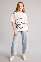 Resim Defacto Kız Çocuk T-shirt H1429A8/ER105