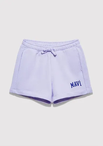 Resim Mavi Kız Çocuk Penye Şort M7410002-70523