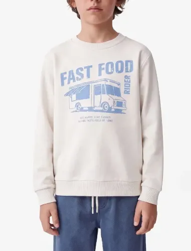 Resim Koton Erkek Çocuk Sweat 7WKB10060TK