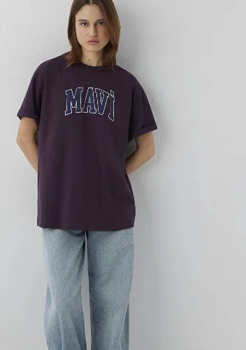 Resim Mavi Kadın T-shirt M1600843-70635