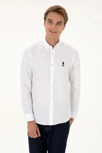 Resim U.S. Polo Assn. Gox025K Erkek Dokuma Gömlek 2225582