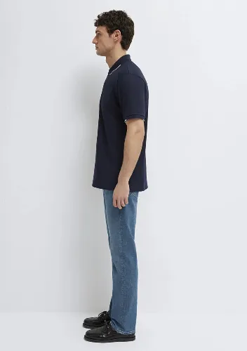 Resim Mavi Erkek T-shirt M0613272-70490