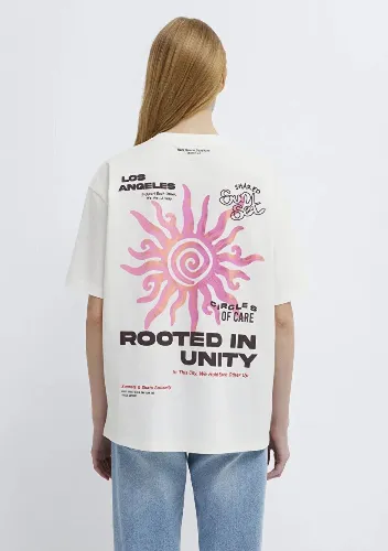 Resim Mavi Kadın T-shirt M1613924-70057