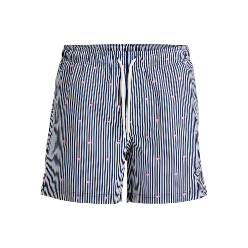 Resim Jack & Jones Jpstmauı Breeze Mını Strıpe Swım Srt Sn Erkek Deniz Şortu 12291425