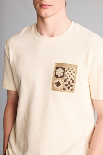 Resim Defacto Erkek T-shirt E2252AX/WT32